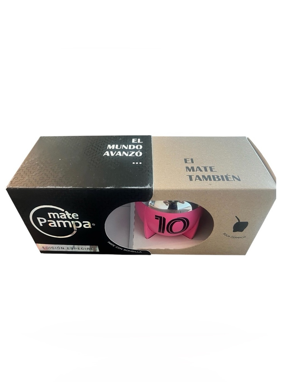 Mate Pampa Pink Yerba Mate Set - Special Edition with 10 for Messi Inter Miami